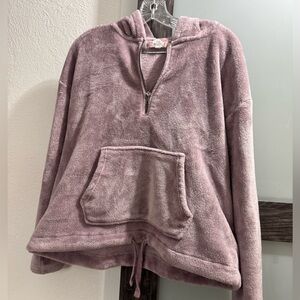 Pink Republic Mauve Plush Hoodie